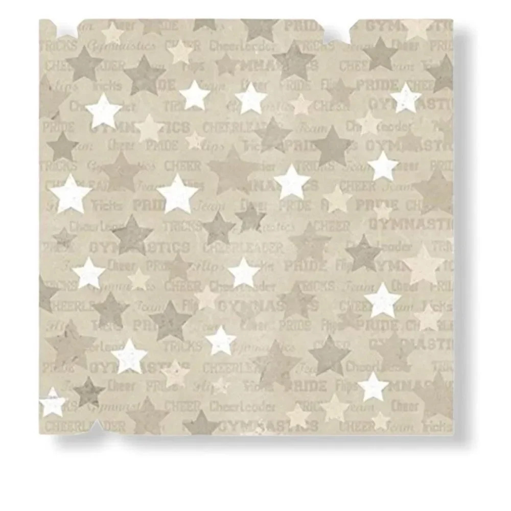 Karen Foster Design Scrapbooking Paper, 25 Sheets, Cheerleader Pride, 12 x 12"